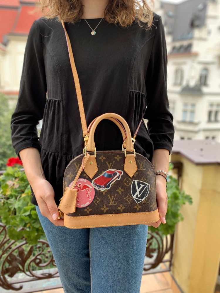 LOUIS VUITTON ALMA BB WORLD TOUR MONOGRAM CANVAS