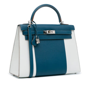 Hermès Kelly Sellier 32 Bicolor Epsom