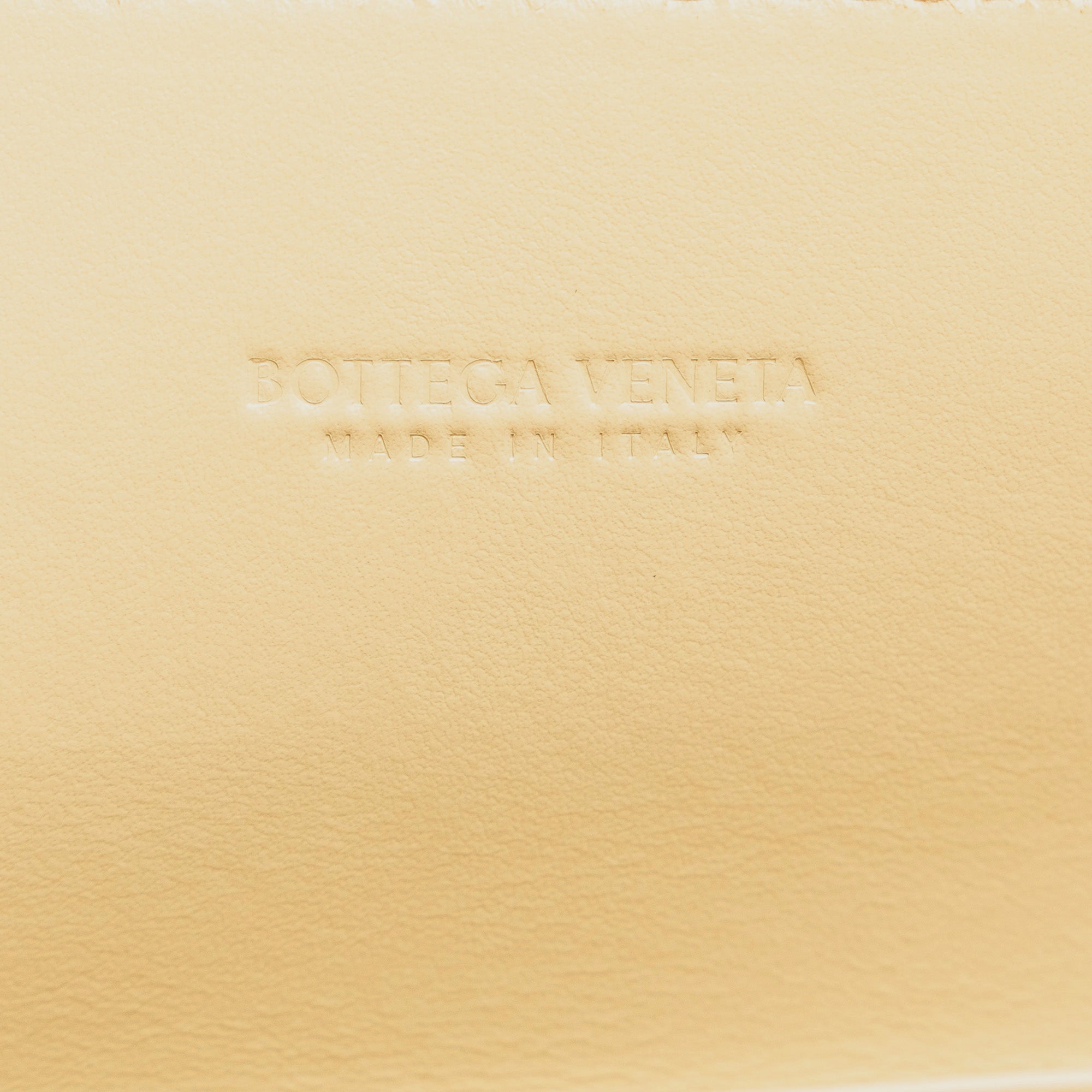 Bottega Veneta Wallet on Chain Beige Intrecciato