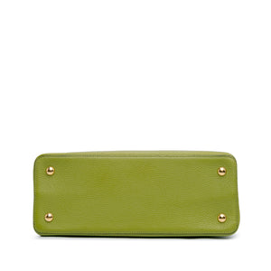 Louis Vuitton Capucines MM Green Taurillon