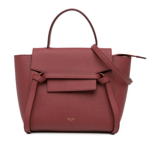 Celine Belt Bag Micro Red Calfskin