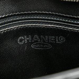 Médaillon de Chanel Tote Sac noir Caviar