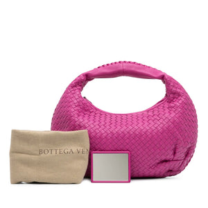 Bottega Veneta Belly Hobo Bag Purple Intrecciato