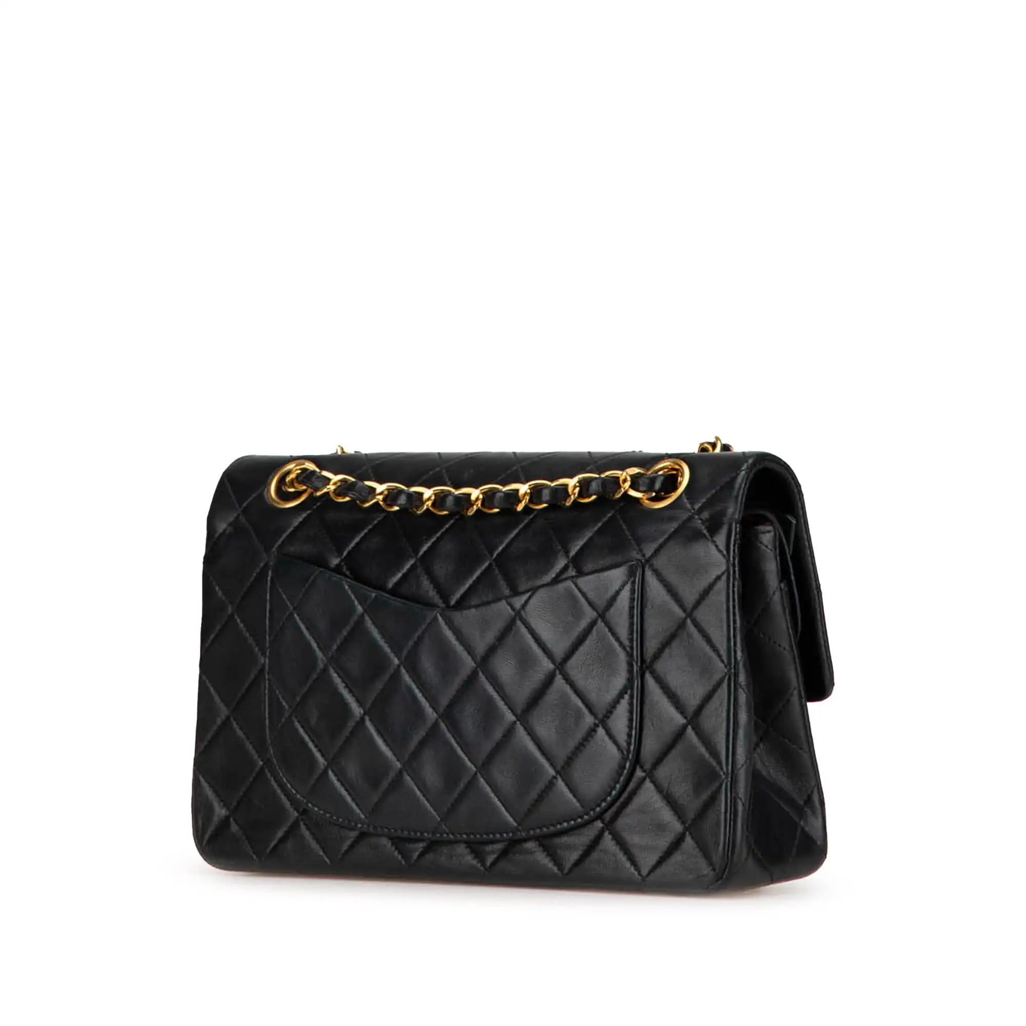 Chanel Classic Double Flap Small Black Lambskin Gold