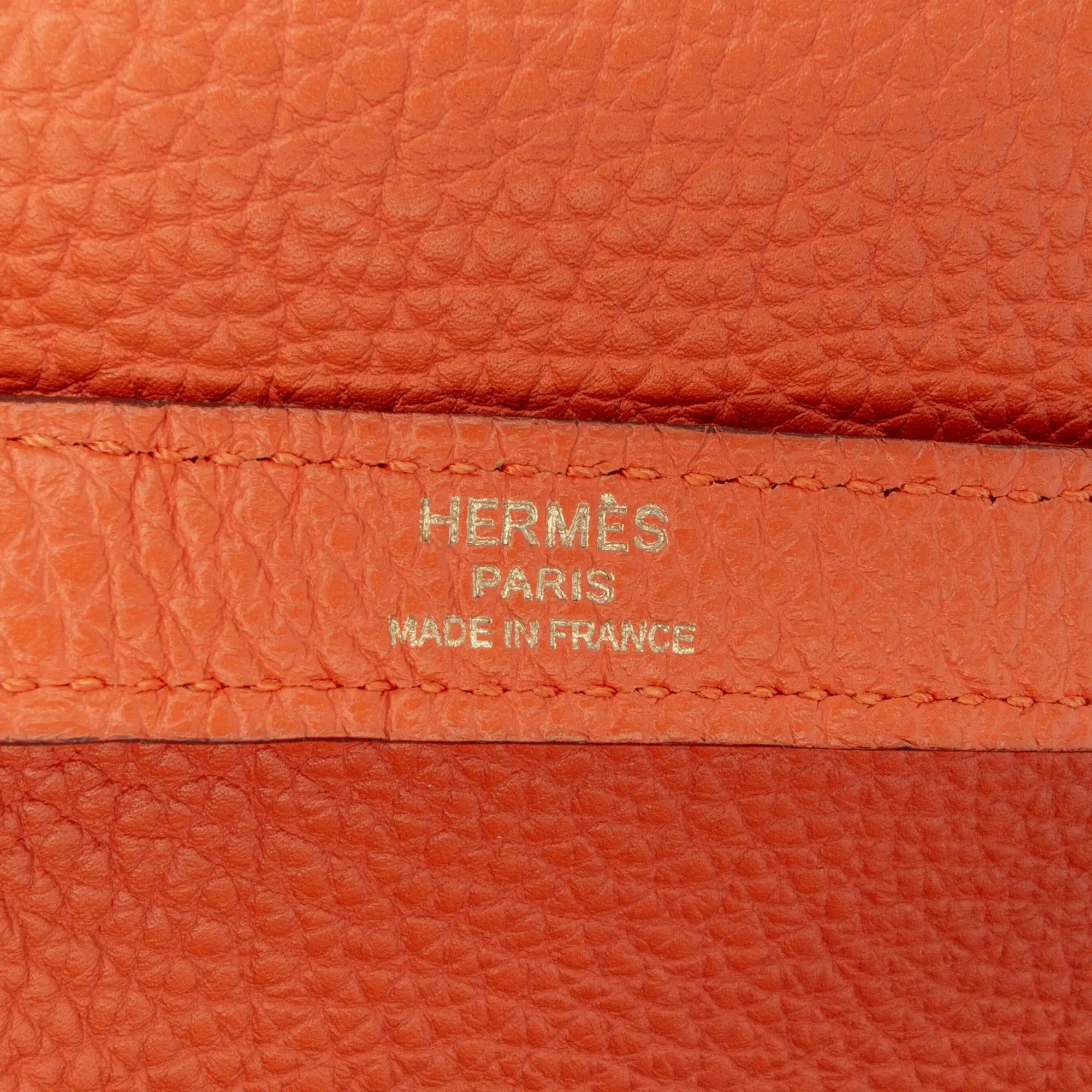 Hermès Kelly Retourne 32 Orange Togo Gold