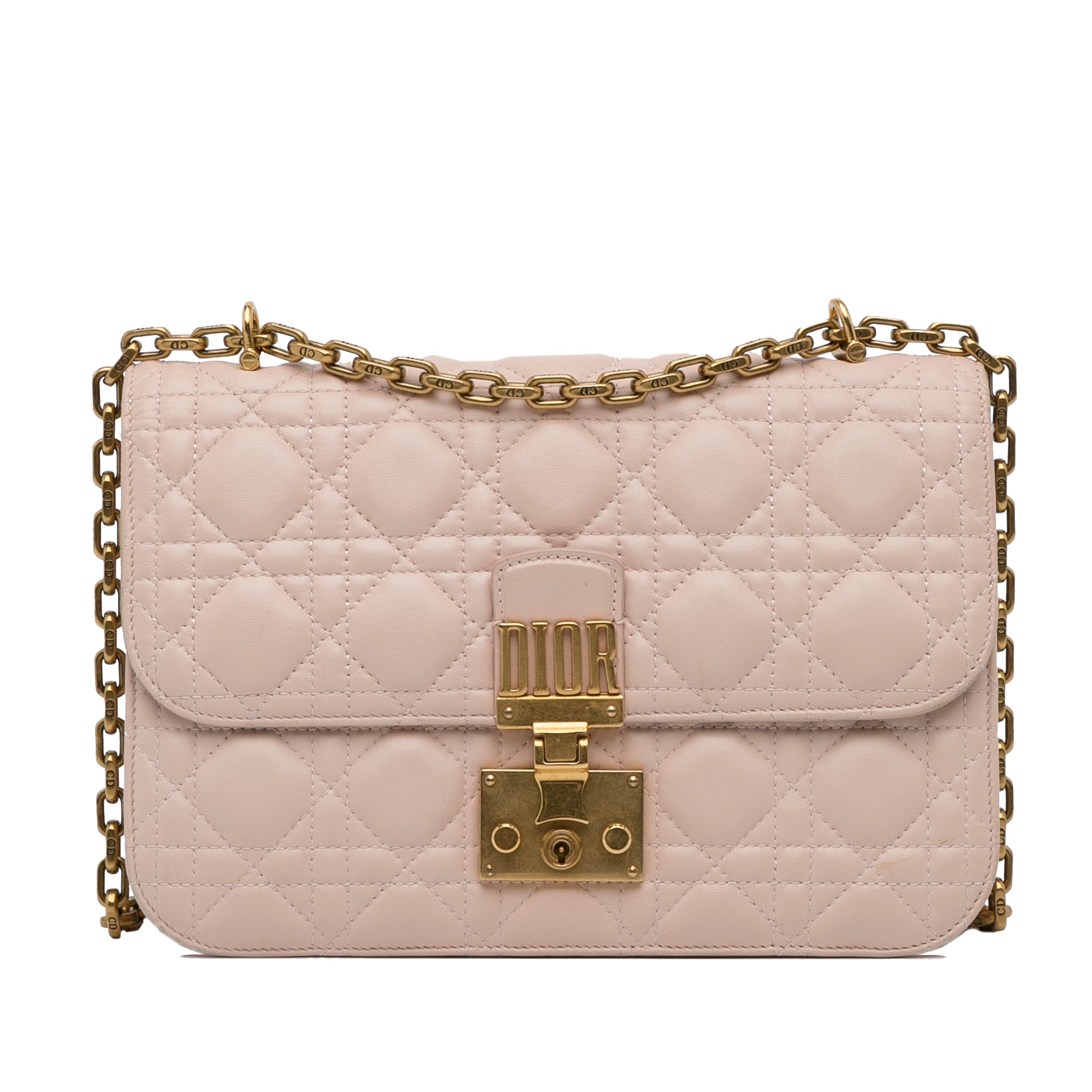 Dior Dioraddict Crossbody Pink Cannage Calfskin