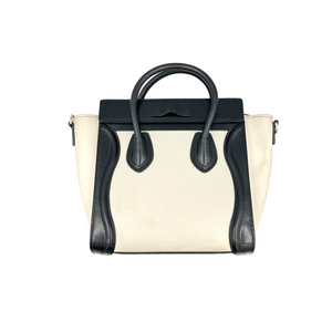 Céline bagage nano sac à main blanc