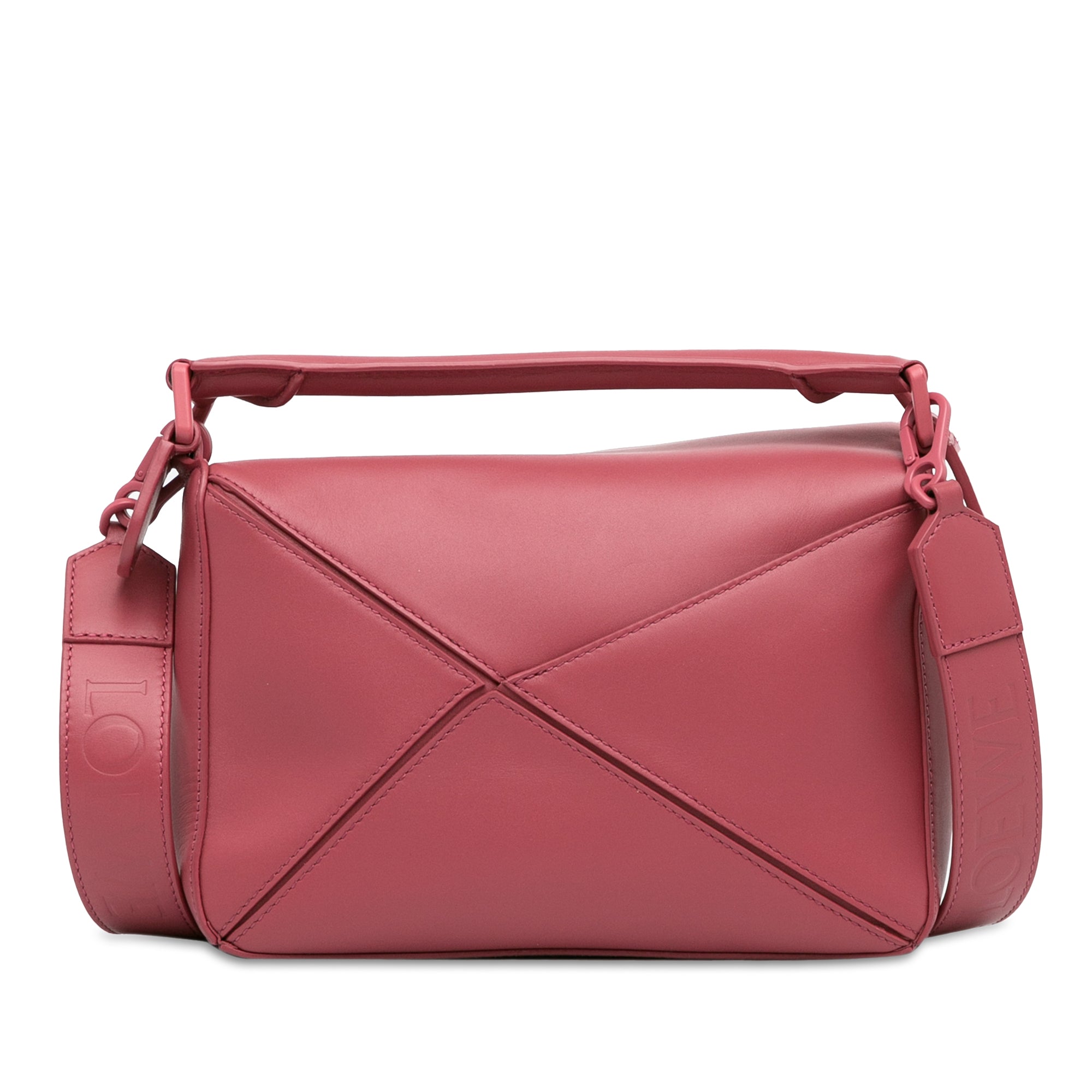 Loewe Puzzle Bag Small Pink Calfskin