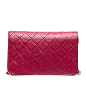 Chanel CC Flap Bag Pink Lambskin Gold