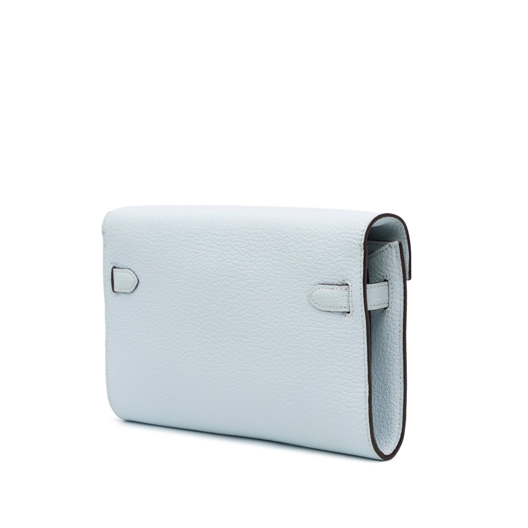 Hermès Kelly To Go Wallet Bleu Brume Chevre Mysore