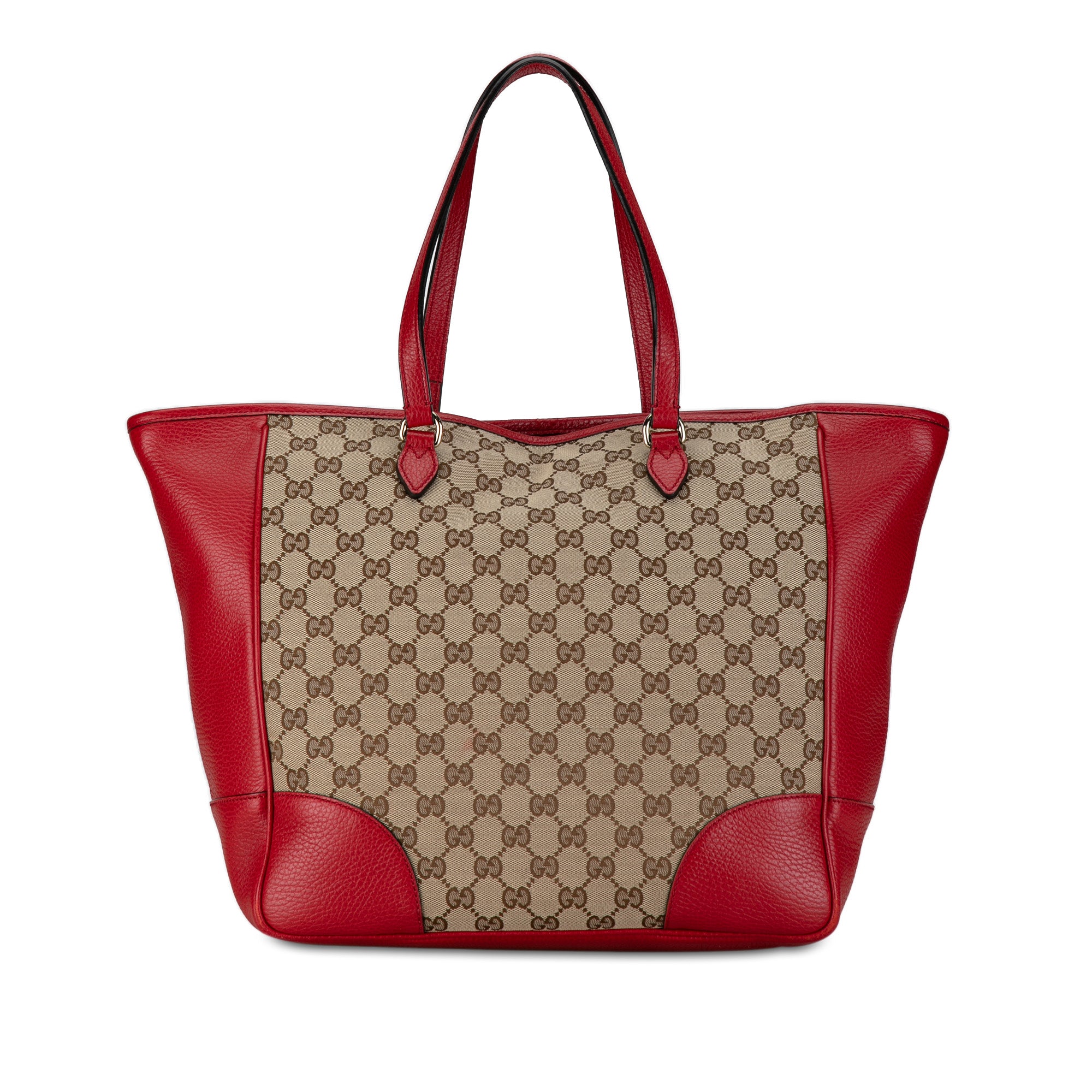 Gucci Bree Tote Bag Red GG Canvas