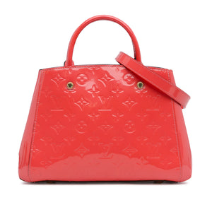 Louis Vuitton Montaigne BB Orange Monogram Vernis