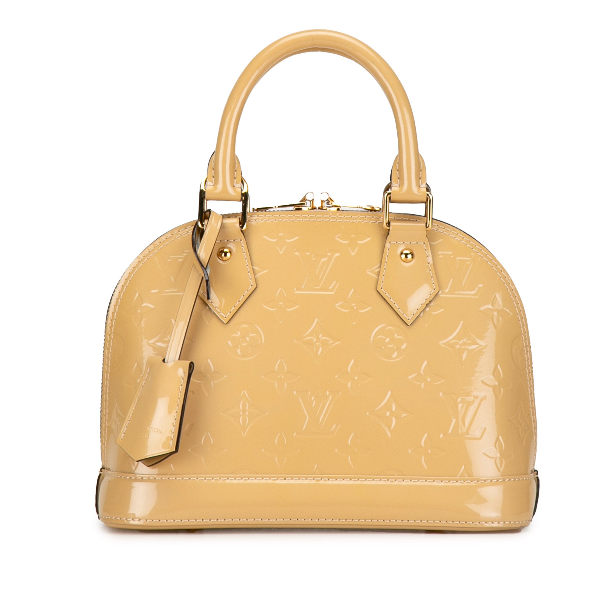 Louis Vuitton Alma BB Beige Monogram Vernis