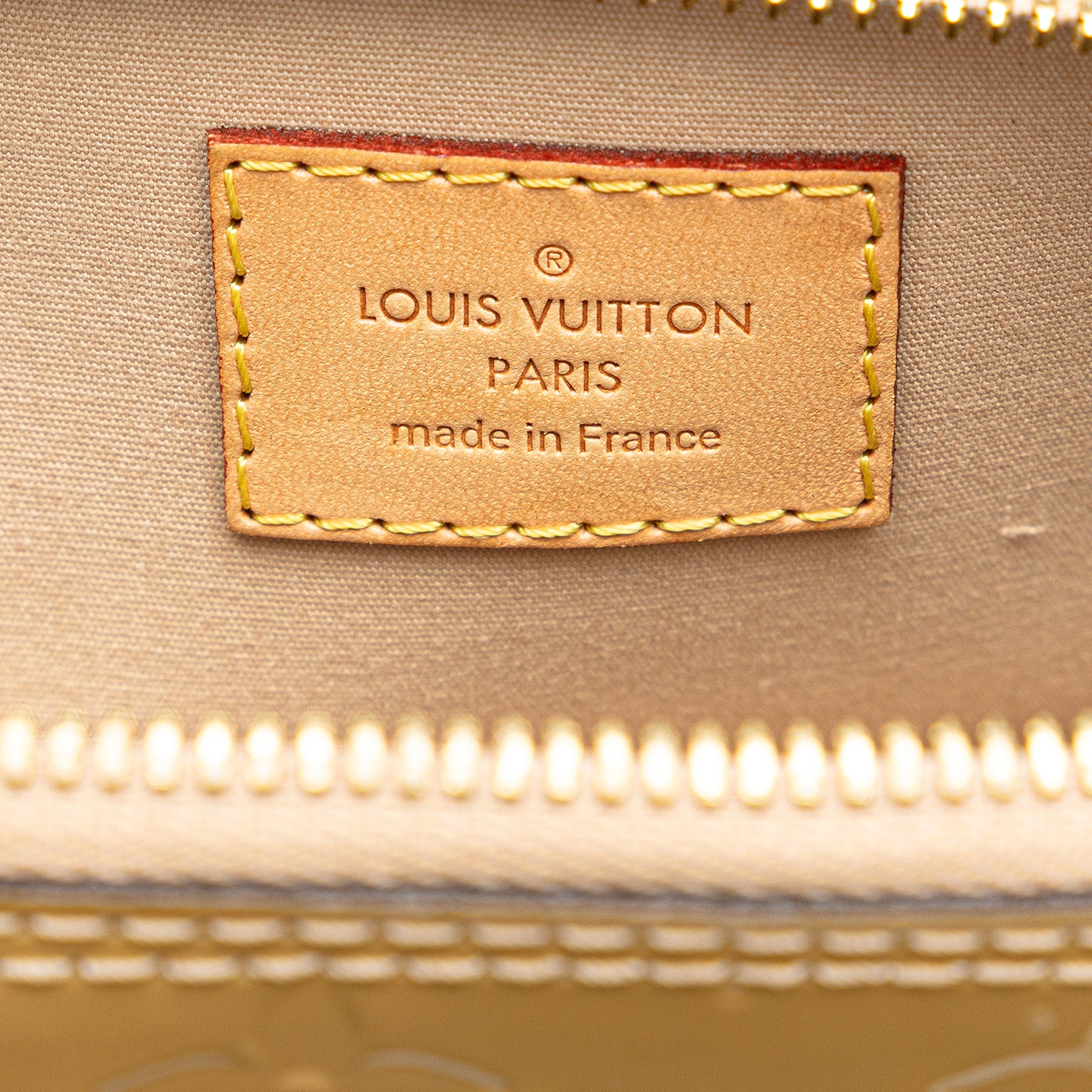 Louis Vuitton Alma BB Beige Monogram Vernis