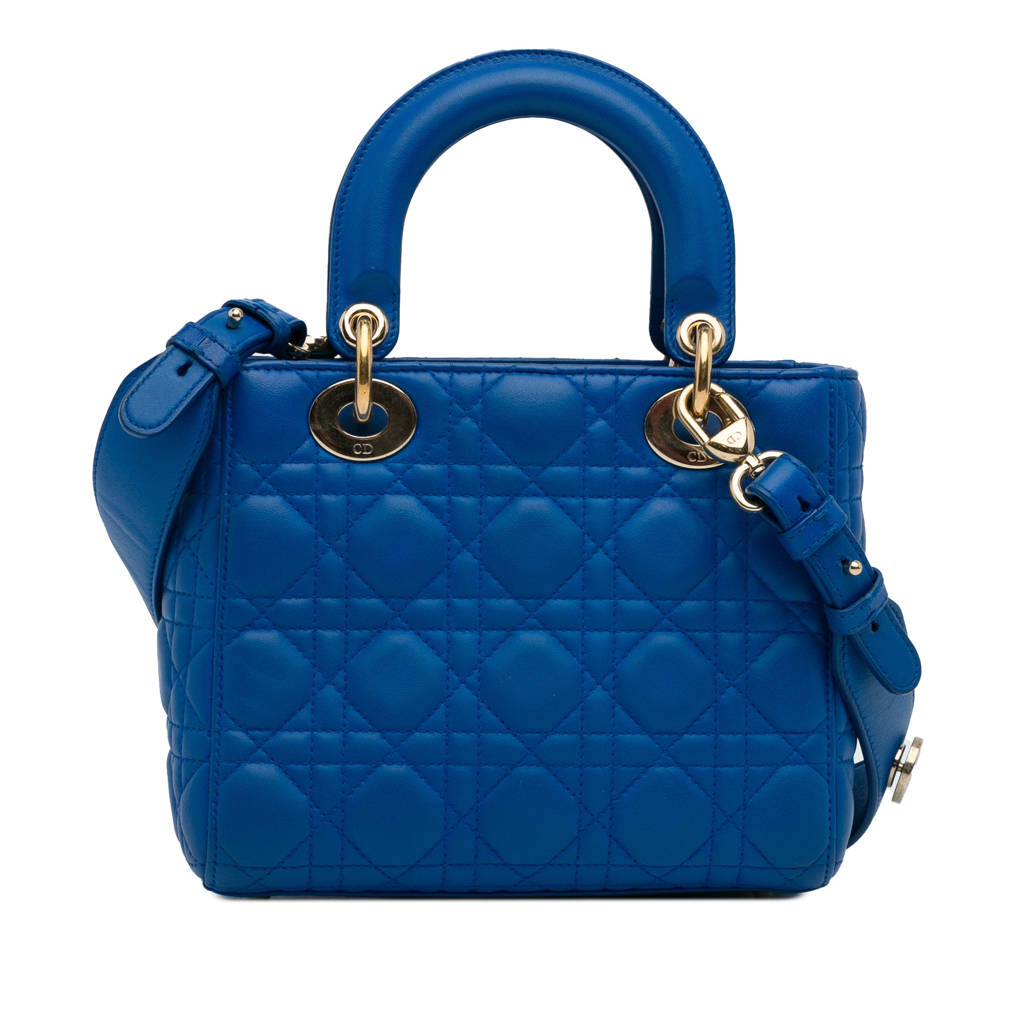 Dior Lady Dior My ABC Small Blue Lambskin Cannage