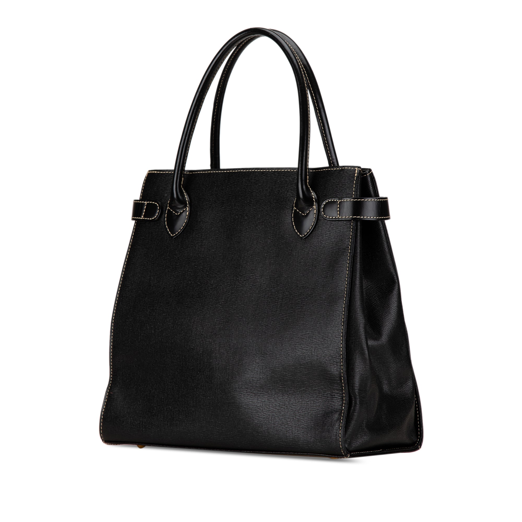 Burberry Handbag Black Leather