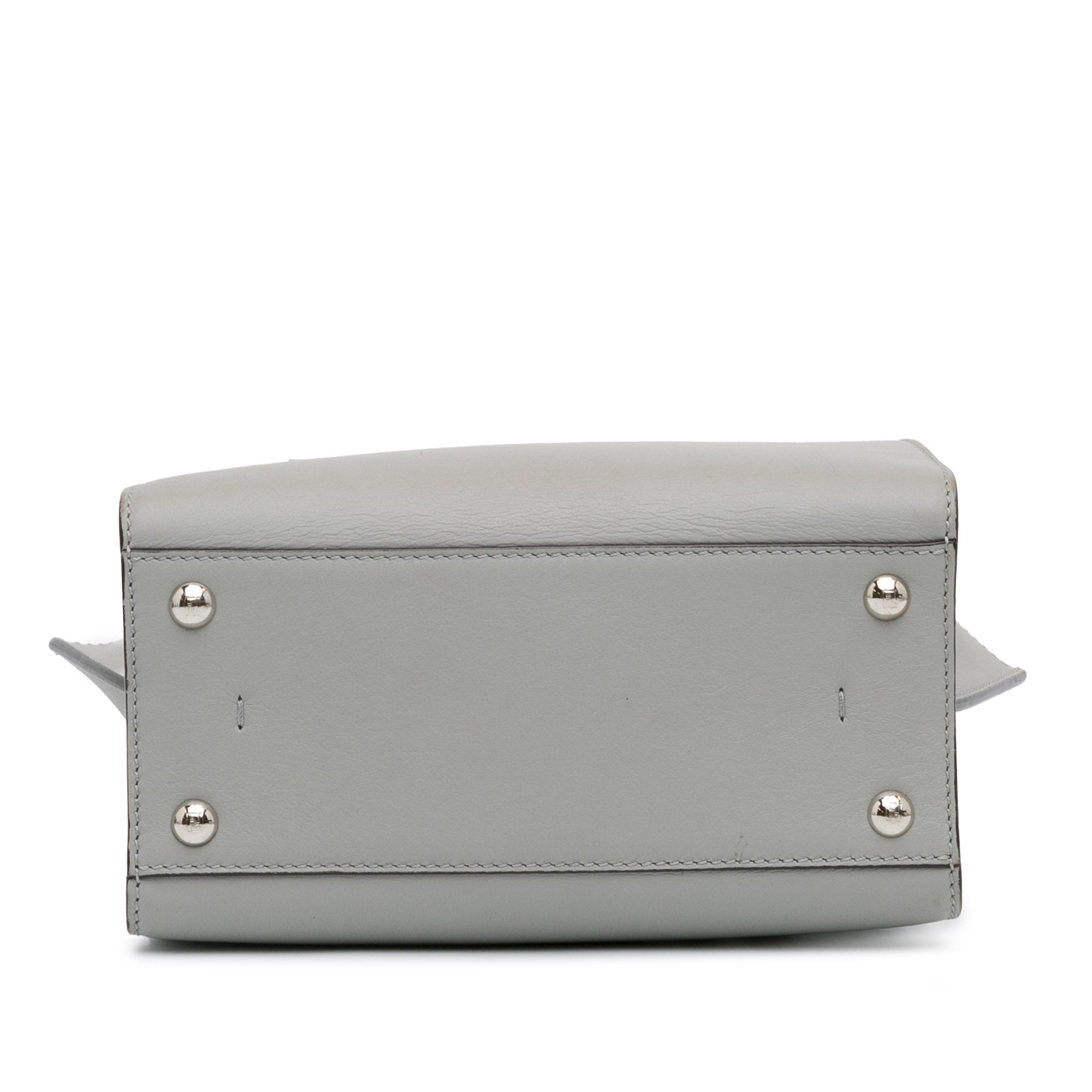 Fendi 3Jours Bag Mini Grey Studded Leather