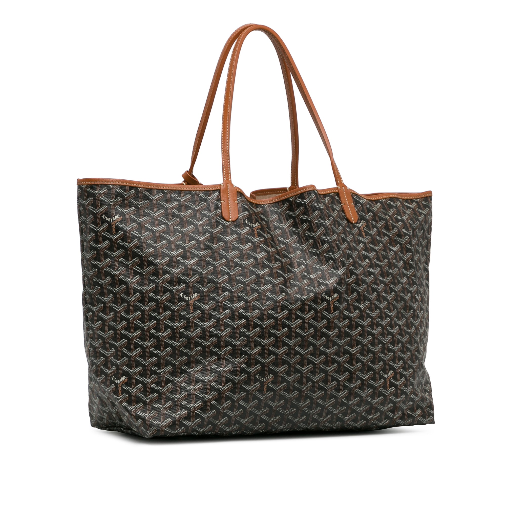 Goyard Saint Louis GM Black Goyardine Canvas