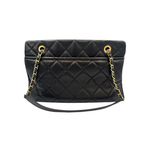 Chanel Shopper Tote Black Caviar Gold