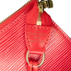 Louis Vuitton Pochette Accessoires Red Epi