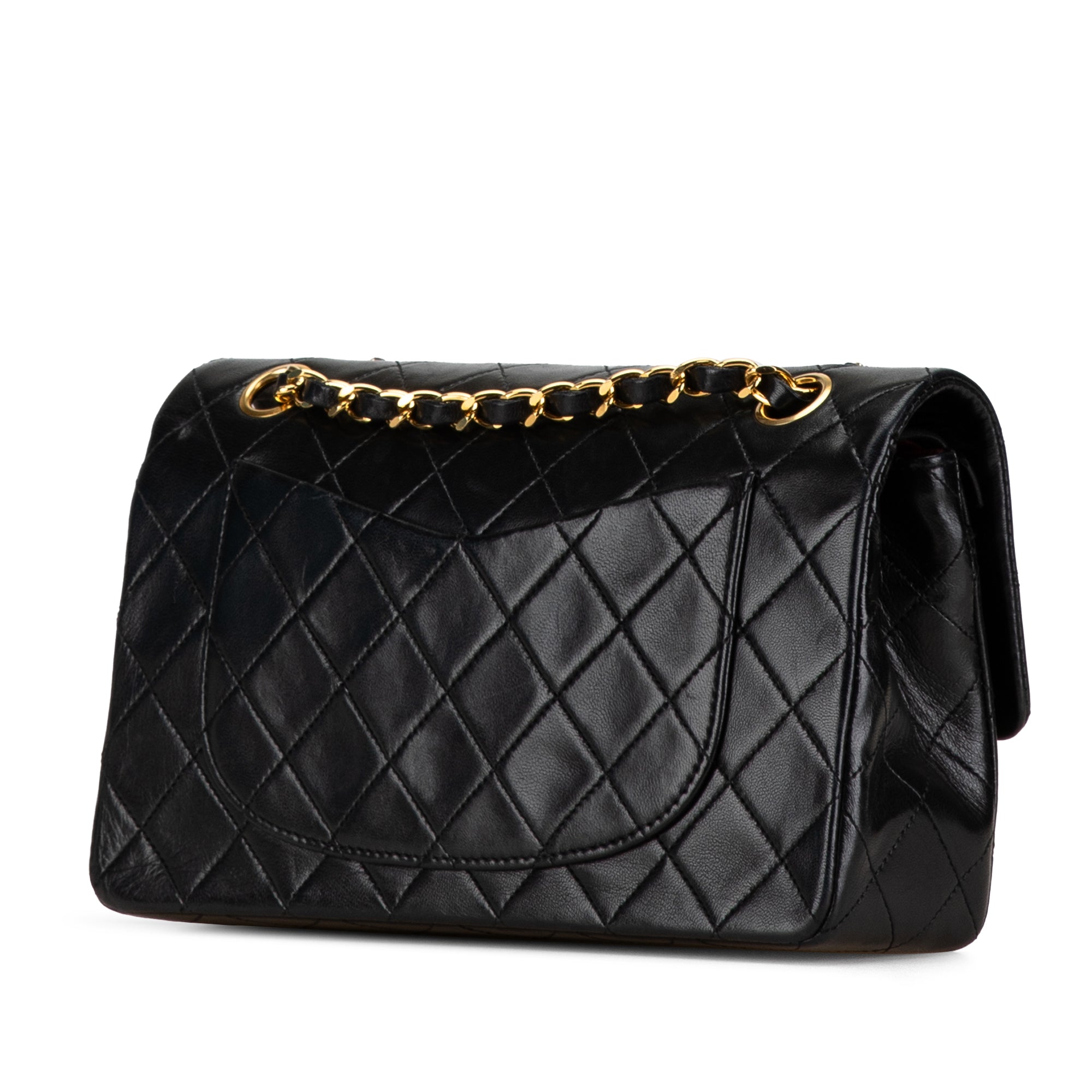 Chanel Classic Double Flap Small Black Lambskin Gold