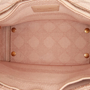 Dior Lady D-Lite Medium Pink Canvas