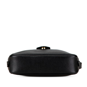 Yves Saint Laurent Shoulder Bag Black Leather