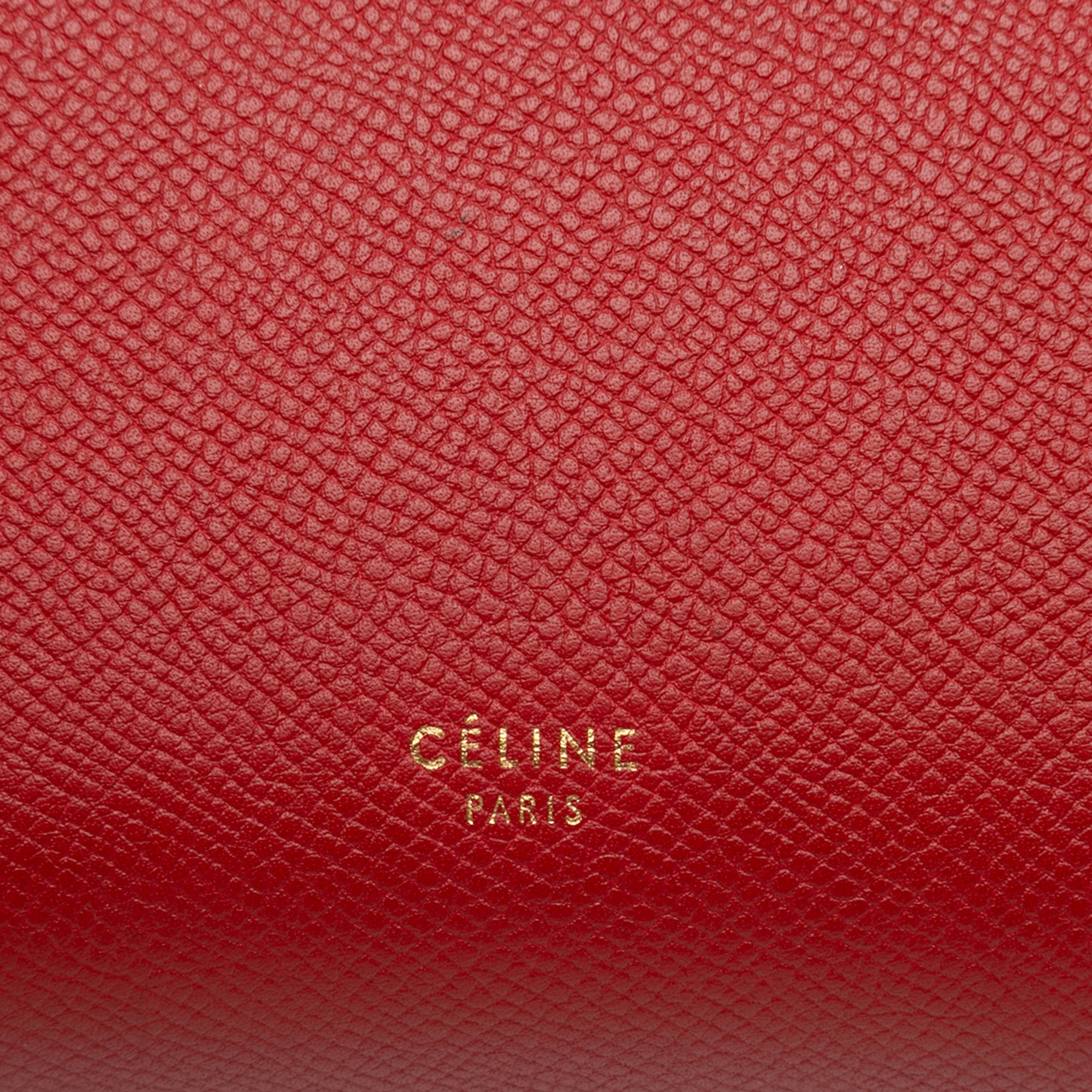 Celine Belt Bag Micro Red Calfskin