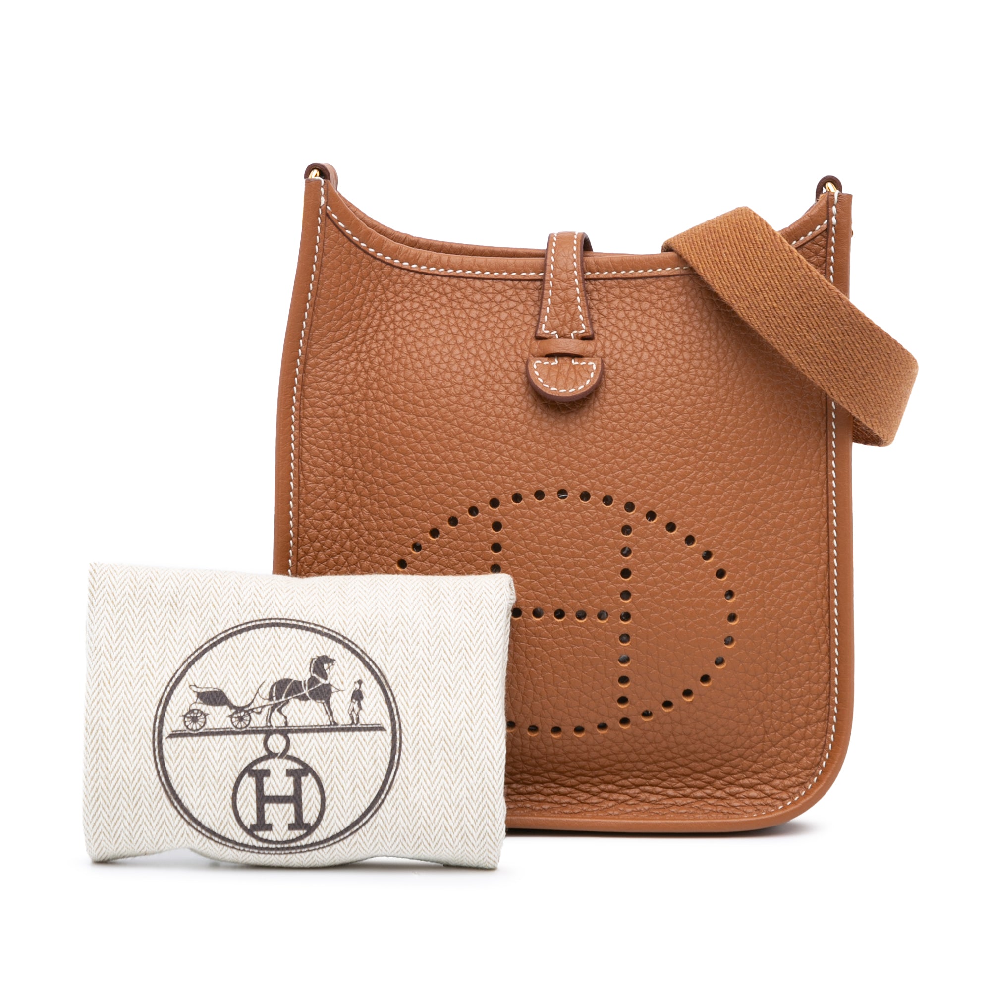 Hermès Evelyne TPM Brown Clemence