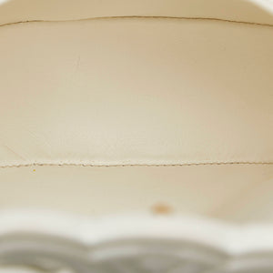 Celine Triomphe Cuir Besace Mini White Calfskin