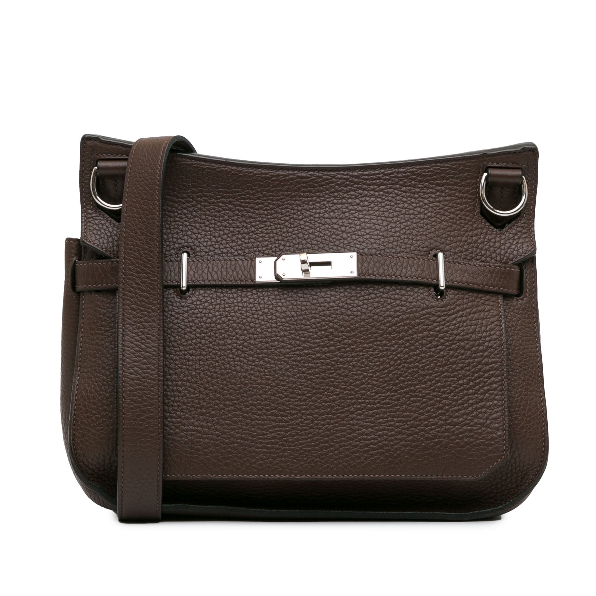 Hermès Jypsiere 28 Brown Clemence