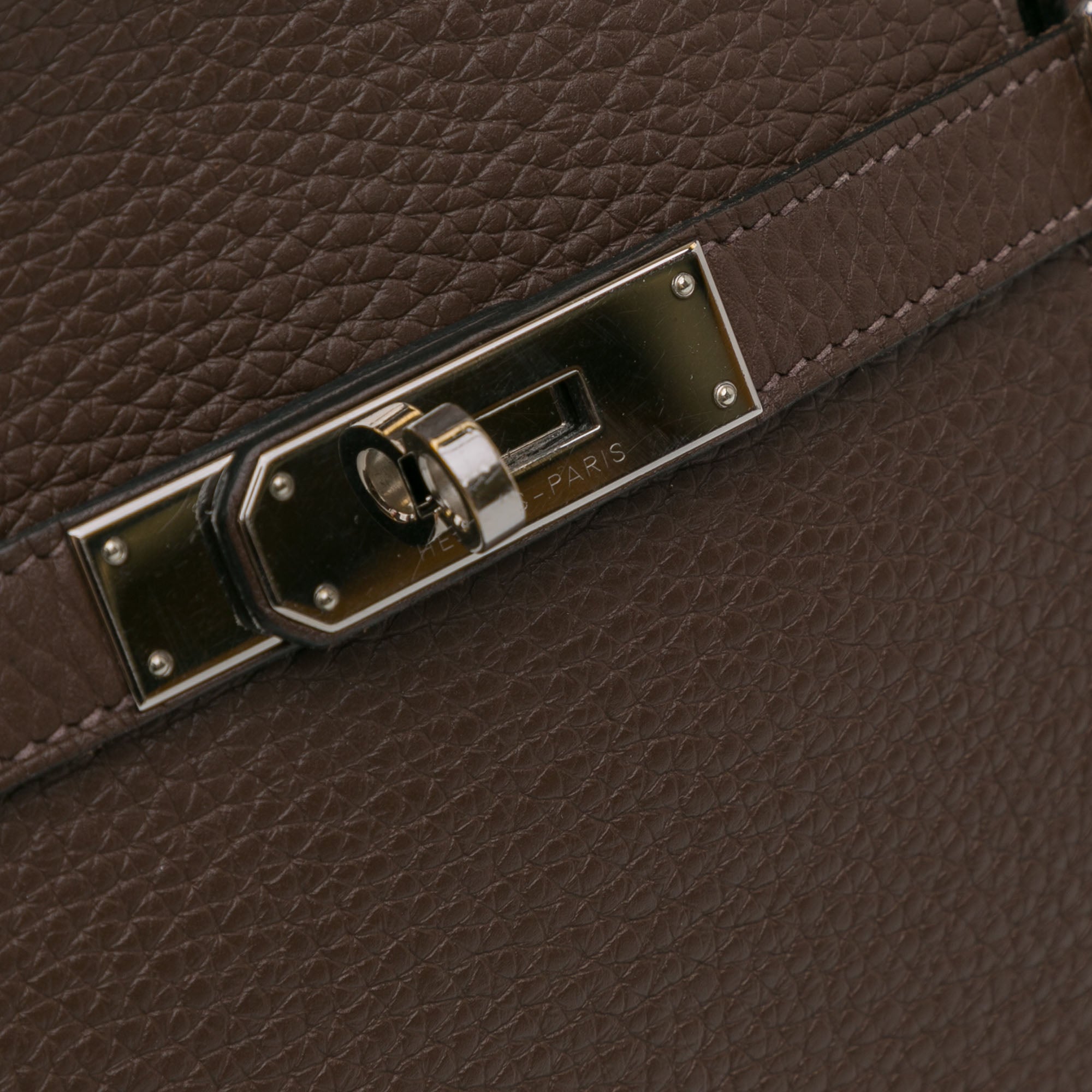 Hermès Jypsiere 28 Brown Clemence