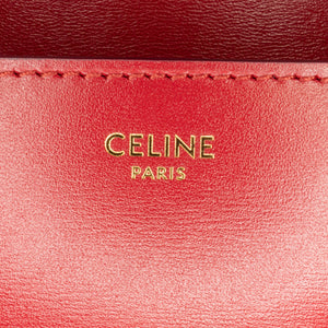 Celine Classic Box Small Red Calfskin