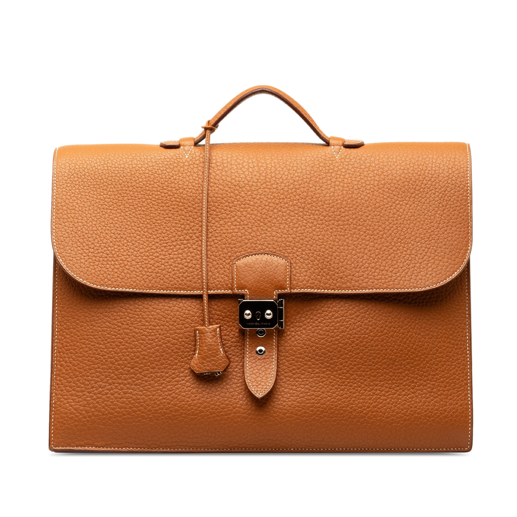 Hermès Sac A Depeches 38 Brown Taurillon