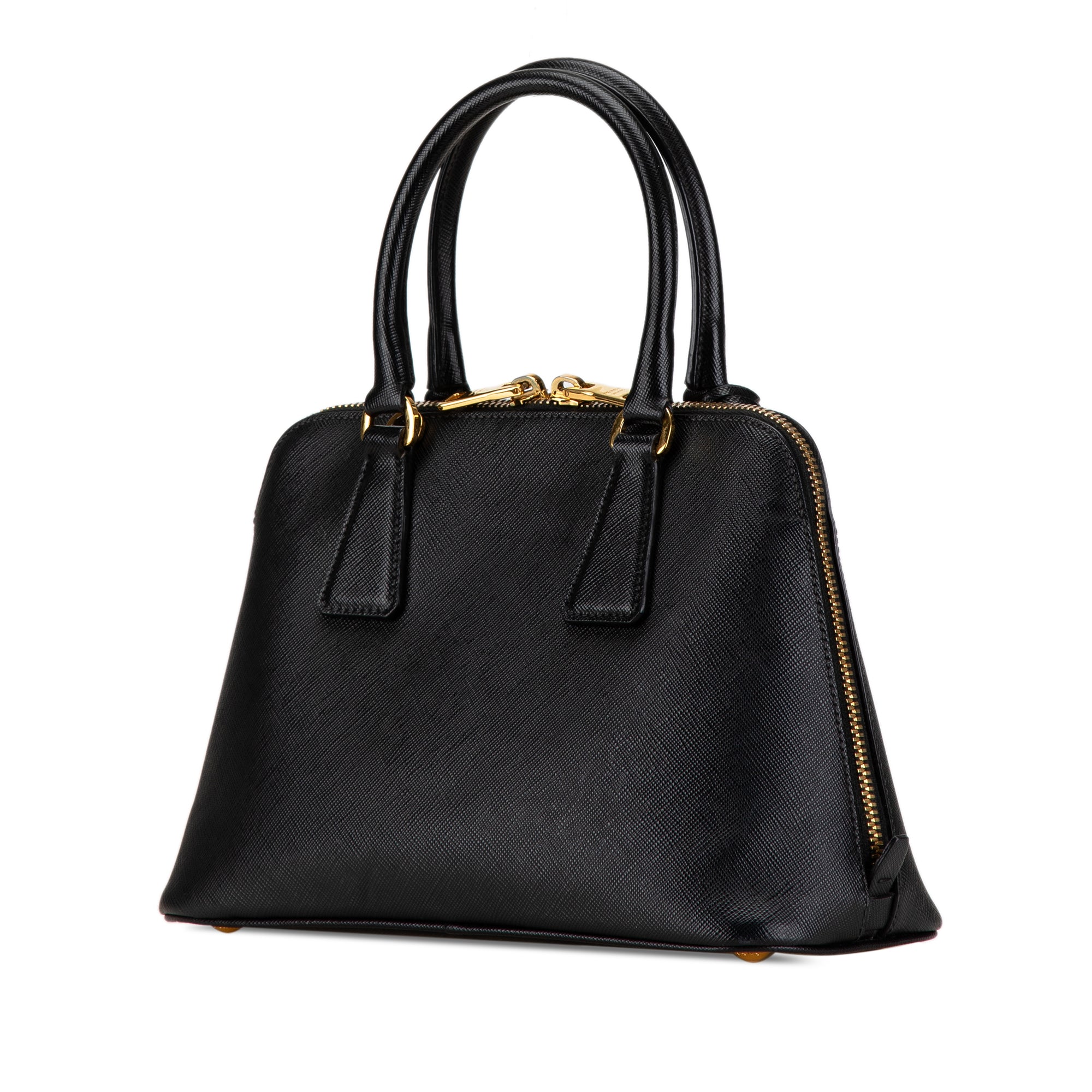 Prada  Promenade Small Black Saffiano Lux