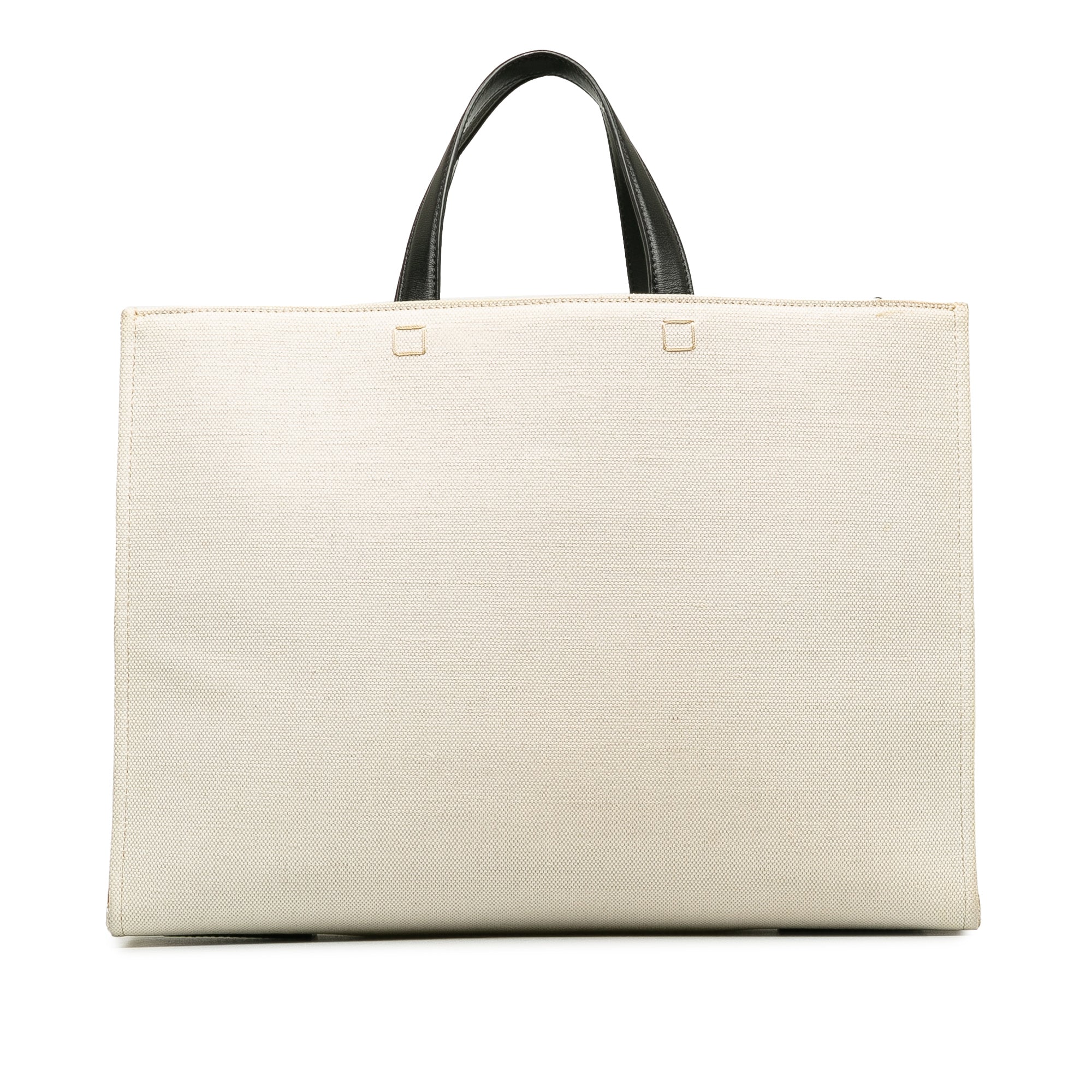 Givenchy G-Tote Medium White Canvas