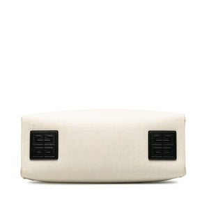 Givenchy G-Tote Medium White Canvas