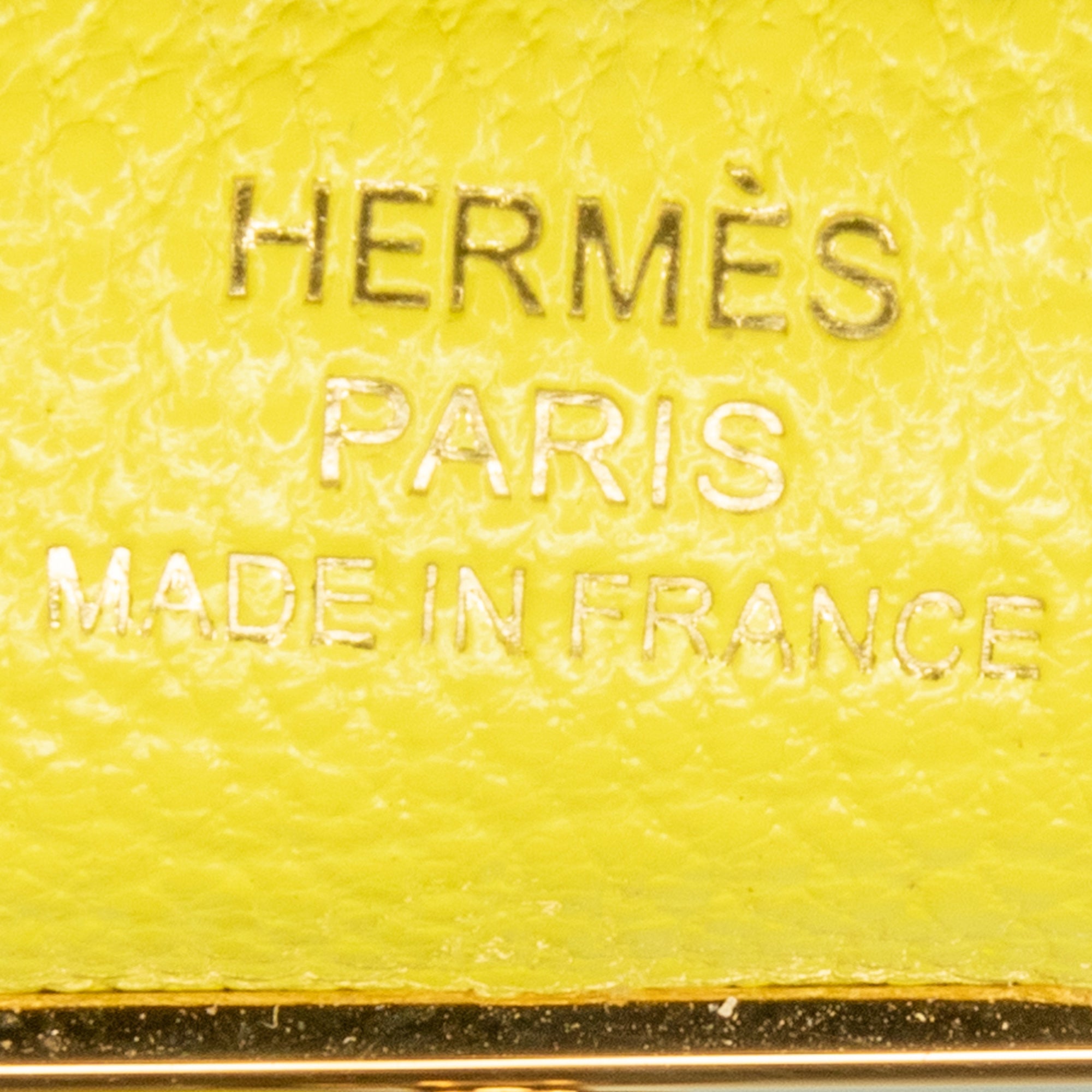 Hermès Kelly To Go Yellow Lime Chevre Mysore