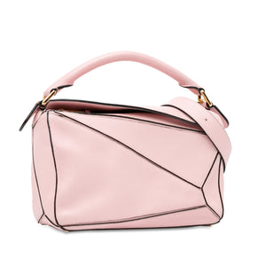 Loewe Puzzle Bag Small Pink Calfskin