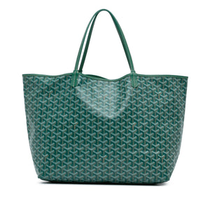 Goyard Saint Louis GM Green Goyardine Canvas