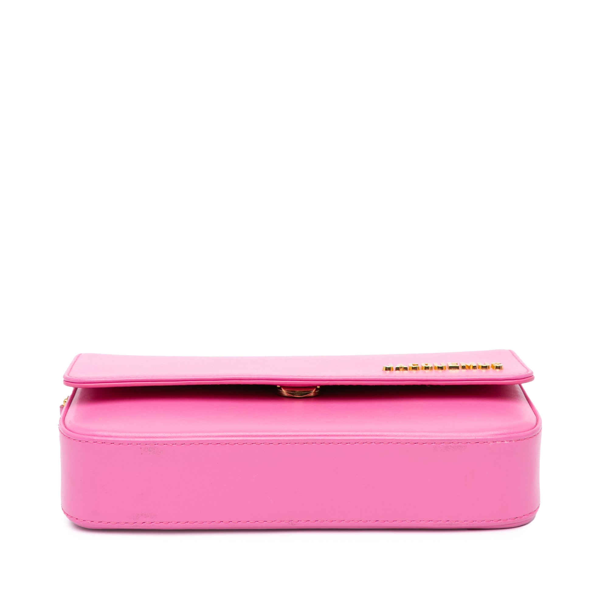 Jacquemus Le Carinu Shoulder Bag Pink Calfskin