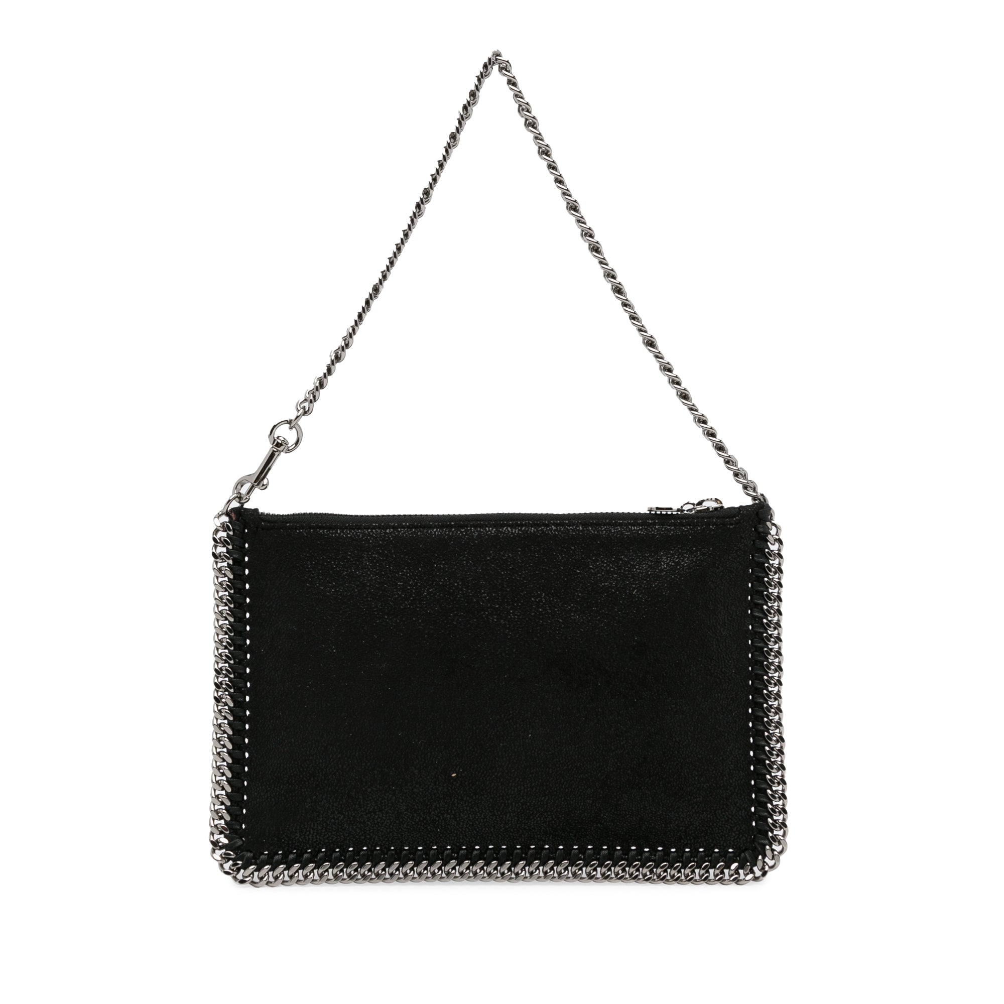 Stella McCartney Falabella Shaggy Deer Shoulder Bag Black