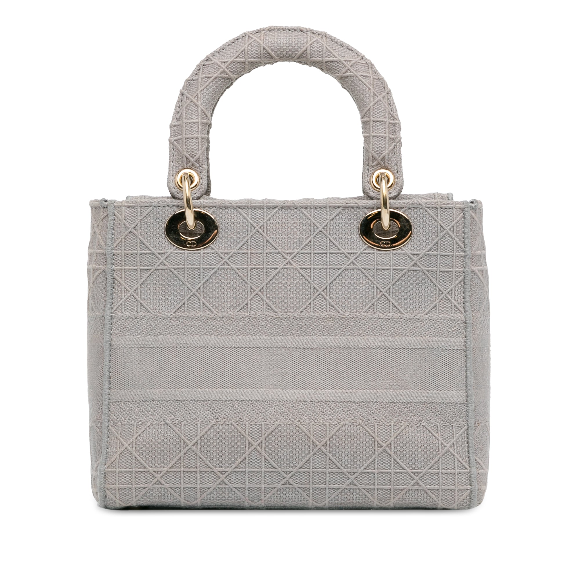 Dior Lady D-Lite Medium Grey Canvas