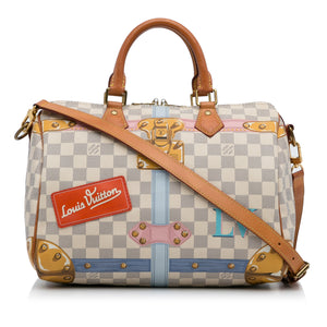 LOUIS VUITTON Monogram Summer Trunks Speedy Bandouliere 30 | FASHIONPHILE