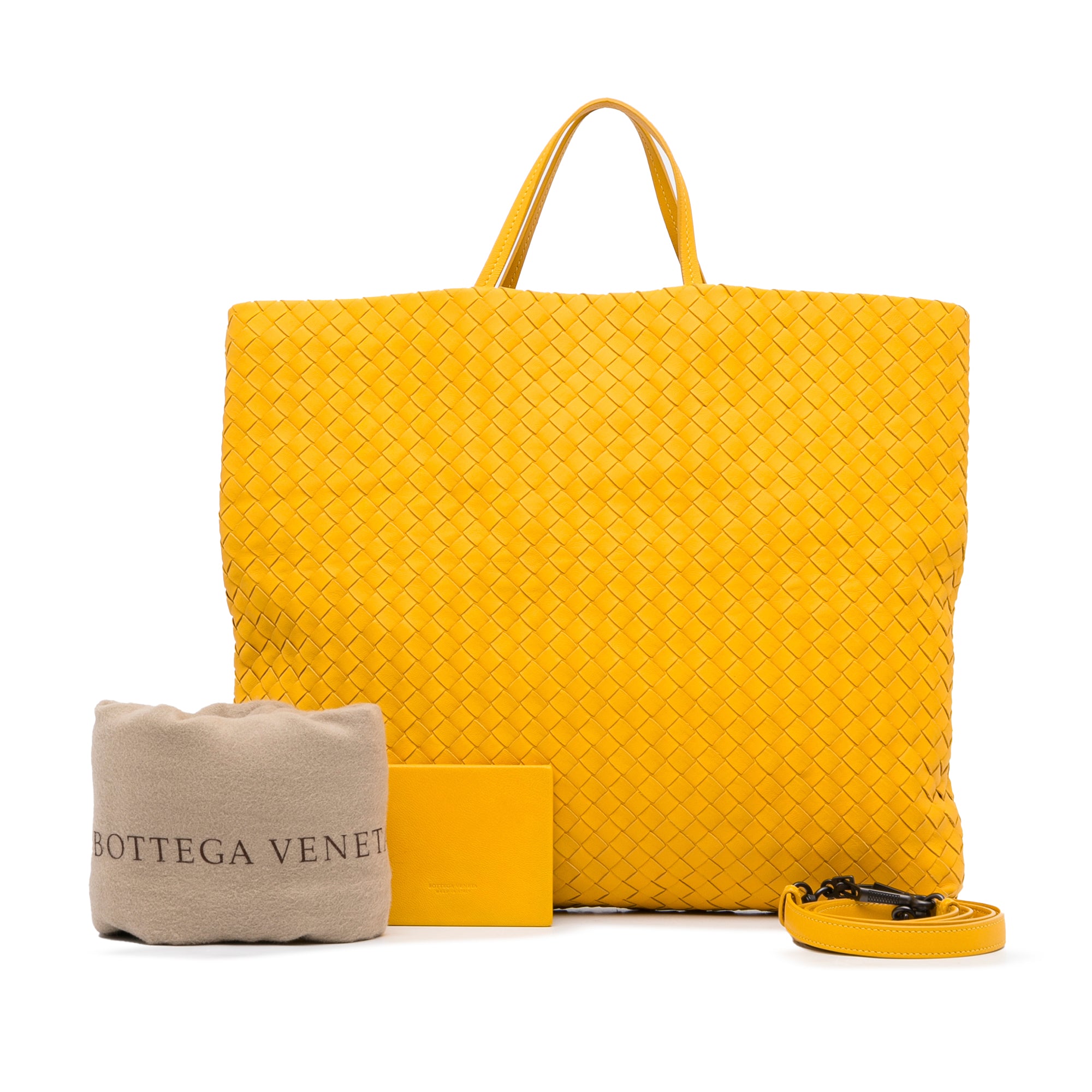 Bottega veneta nappa jaune intrécciato