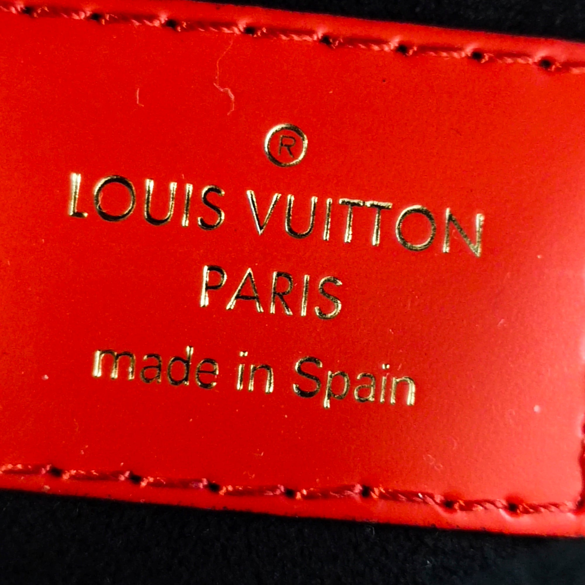 Louis Vuitton Boccador Red Epi