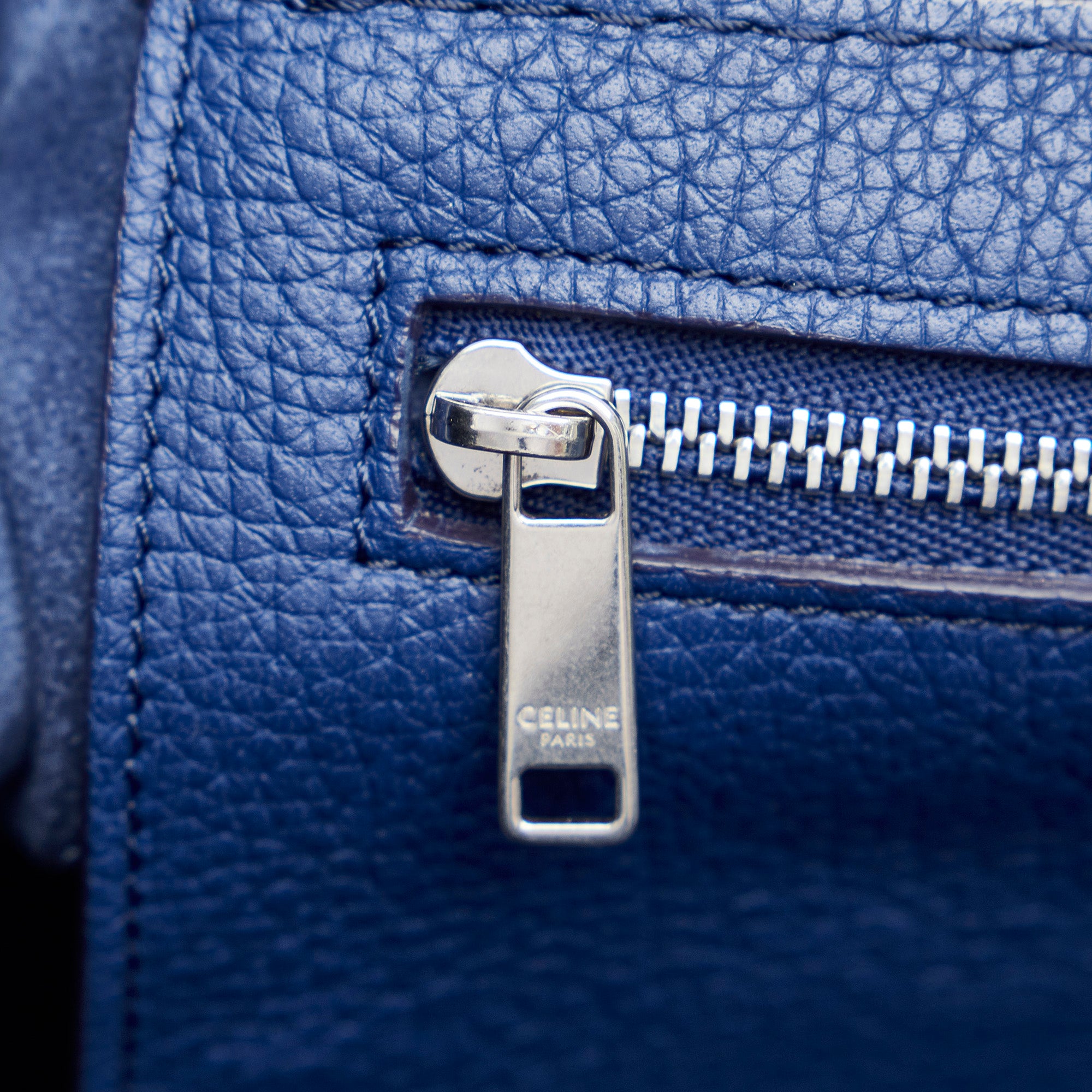 Celine Big Bag Small Blue Calfsk