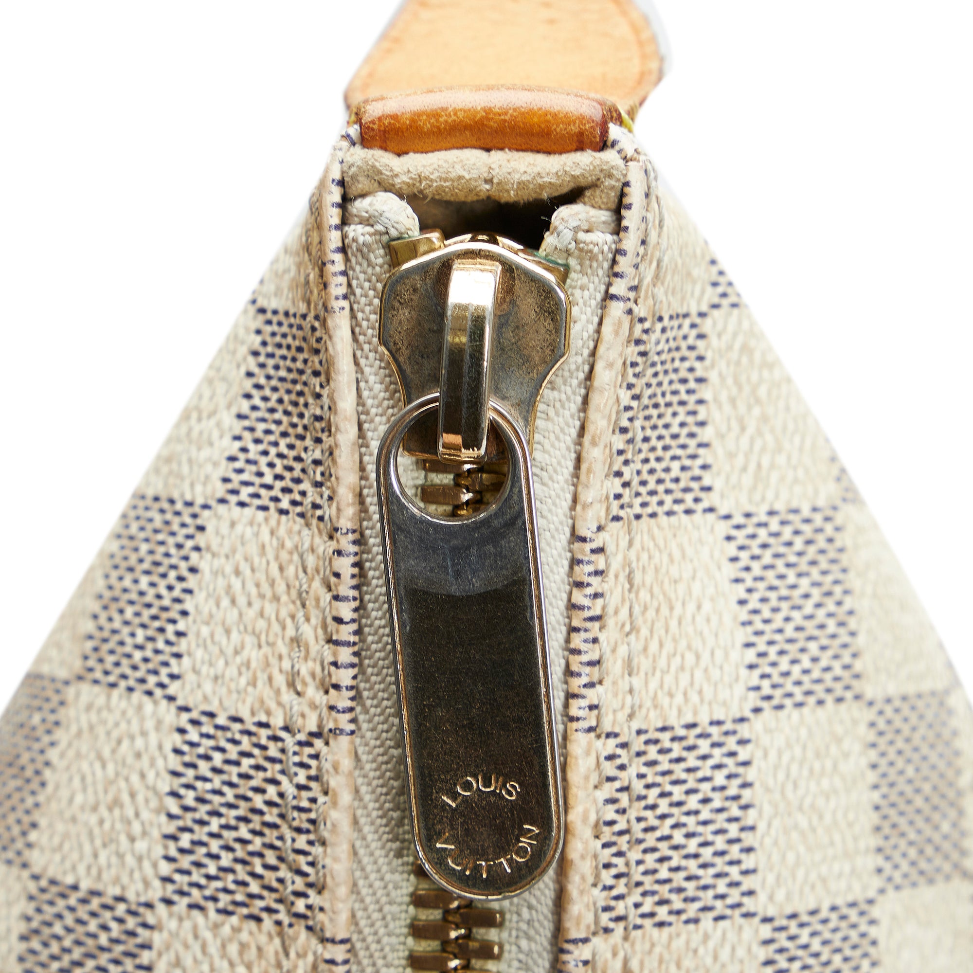 Shop for Louis Vuitton Damier Azur Canvas Leather Saleya MM Bag