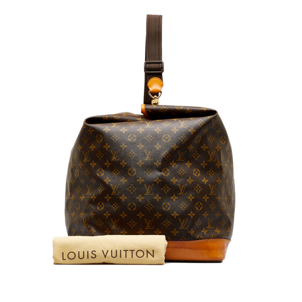 LOUIS VUITTON BROWN MONOGRAM CANVAS BUCKET GM BAG