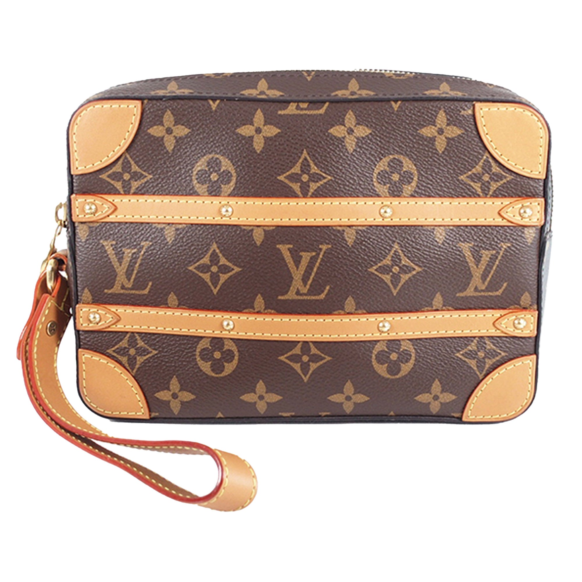 Louis Vuitton Soft Trunk Monogram Gold-tone Brown in Canvas/Leather with  Gold-tone - US